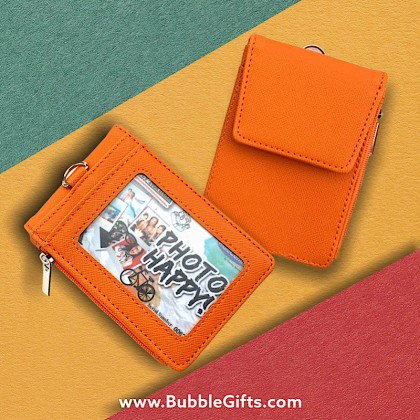 ID PU Pouch Card Holder